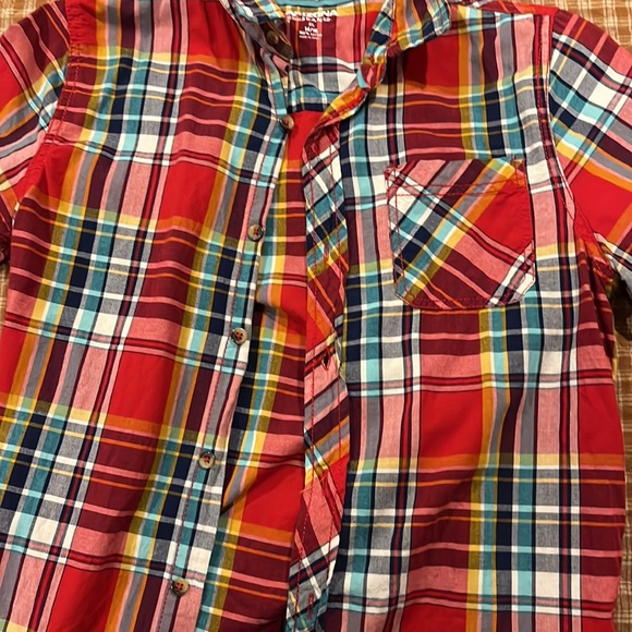 Boys XL 14/16 Arizona Jeans co Short Sleeve Button-down Shirt - Picture 3 of 4